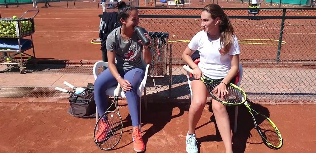 Captura video Clara Bascuñana y Aina march_ep
