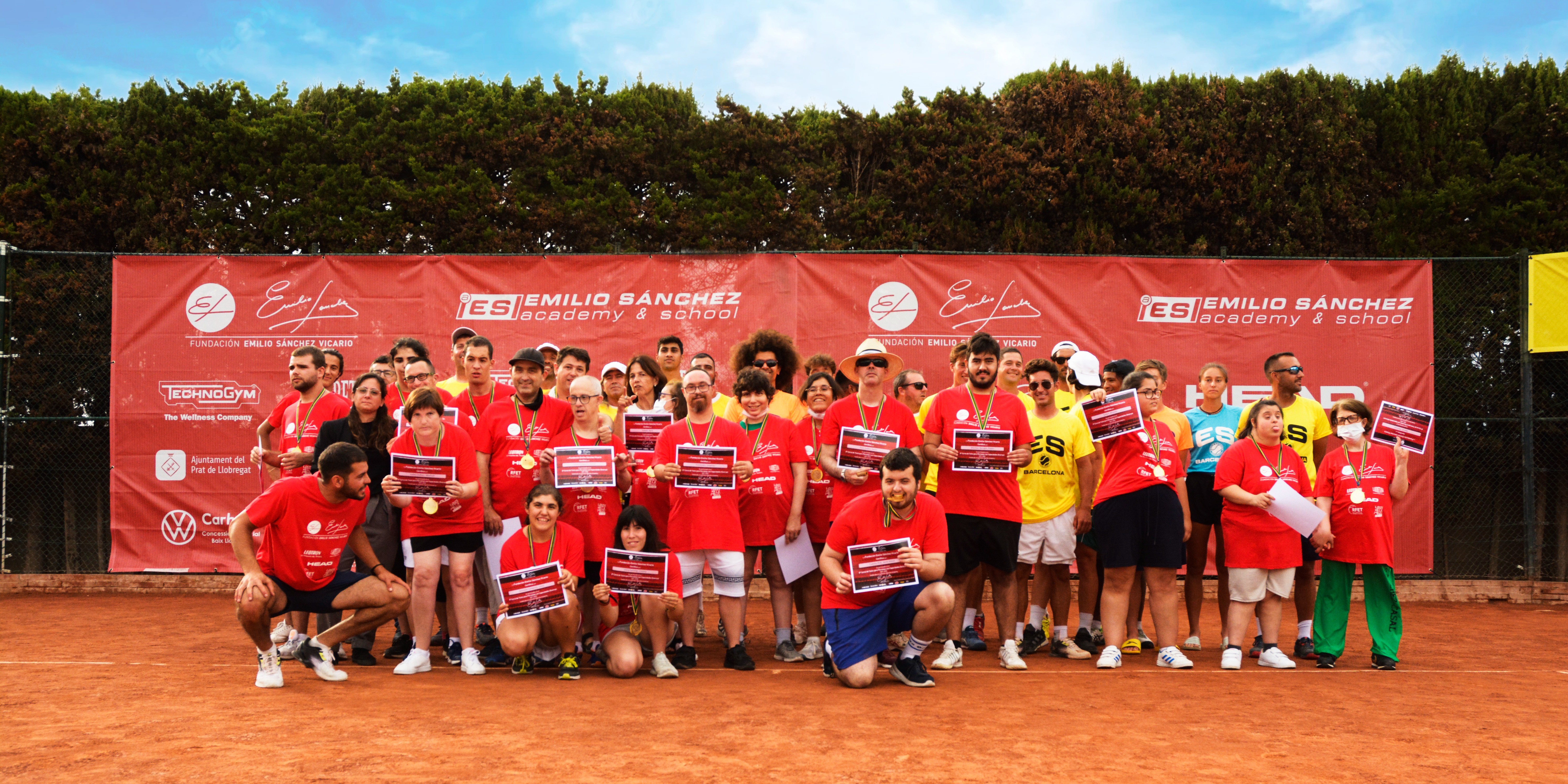Closing Ceremony 8th Adaptive FESV Tennis School Course at the Emilio Sánchez Academy.