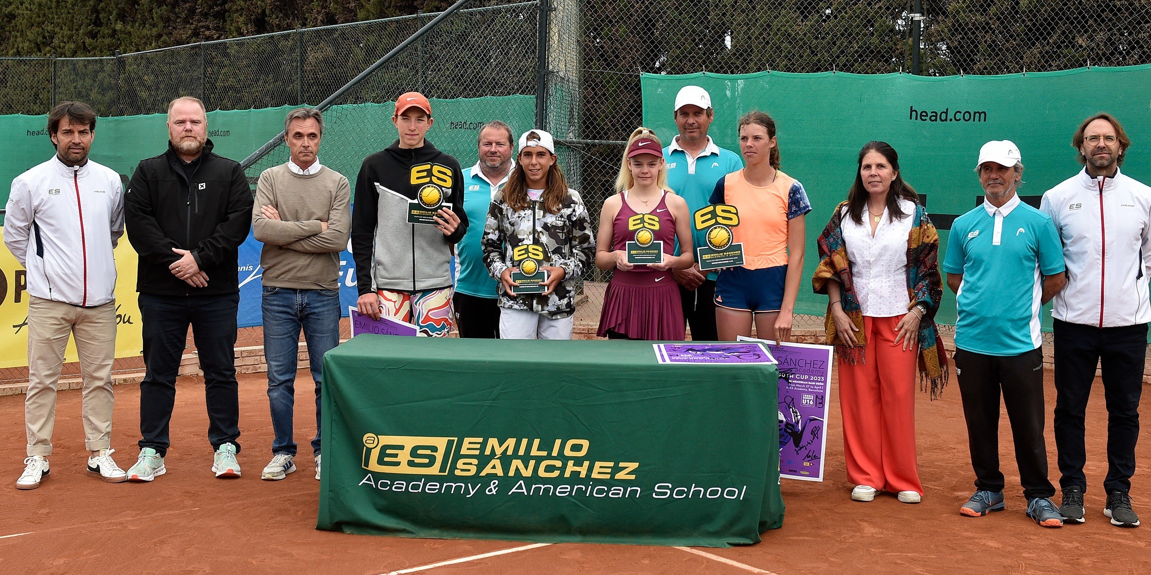 Dmytro Vterkovskyi y Giuli Popa vencen en el U16 Tennis Europe Emilio Sánchez Academy, Dani Usón In memoriam